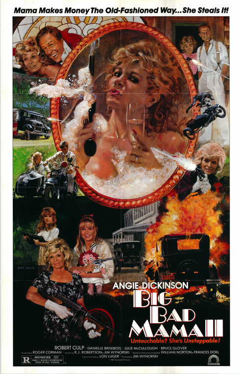 big bad mama ii 1987 one sheet poster folded